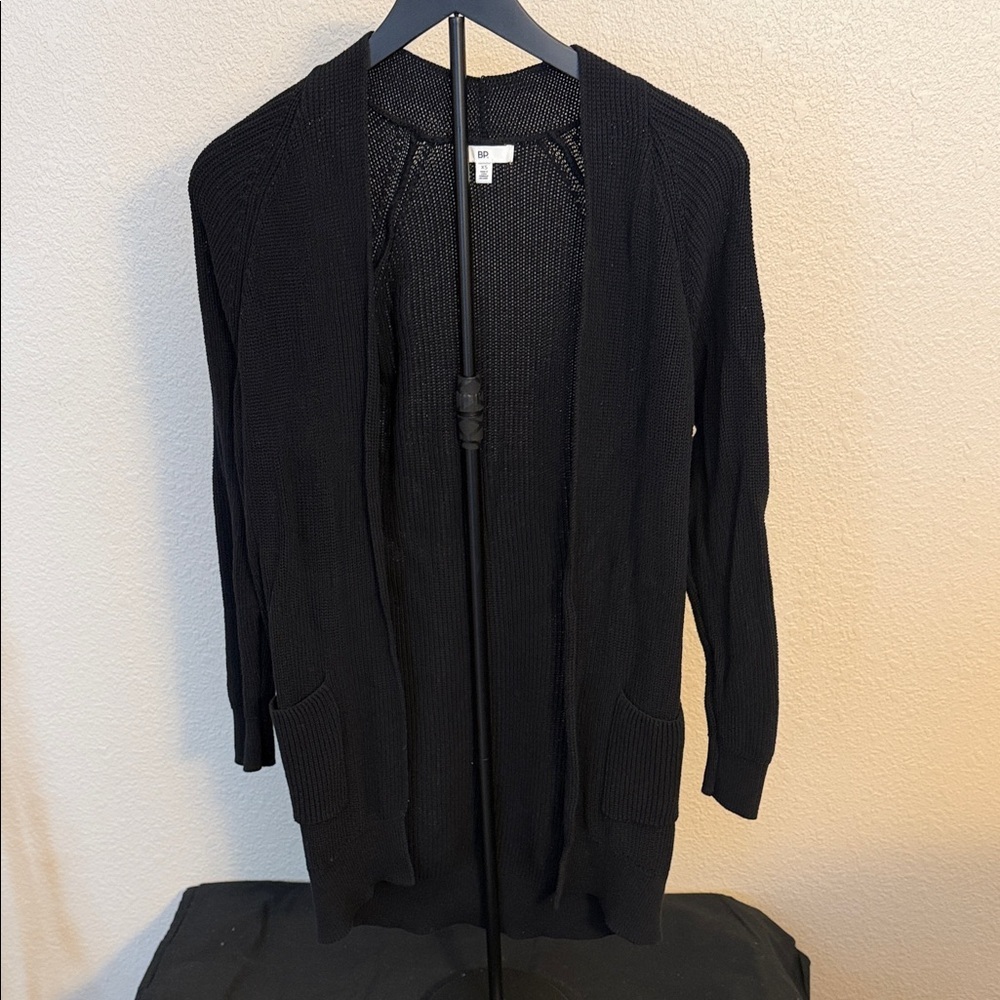 BP Black Women's Cardigan Sweater
